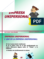 4 Empresa Unipersonal - EIRL - Proyecto Ley Marco