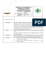 8.1.2.1 Permintaan Pemeriksaan, Penerimaan Spesimen, Pengambilan Dan Penyimpanan Spesimen