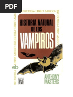 Anthony Masters - Historia Natural de Los Vampiros PDF