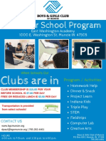 K-5 After School Program: Clubs Are in