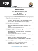 Sagar Kothari CV