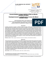 Demanda Fisiológica en Juegos Reducidos de Fútbol Con Diferente Fut