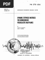 Chopra, Dynamic Stiffness Matrices For Homogeneous Viscoelastic