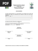 Carta de Residencia