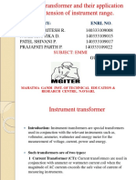 Instrument Transformer and Their Application