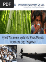 Hybrid Wastewater System For Public Markets: Muntinlupa City, Philippines