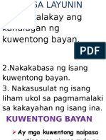 TUNGKUNG LANGIT Layunin