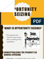 Opportunity Seizing