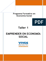 Taller 1. Emprender en Economia Social