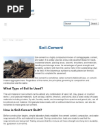 Soil Cement: What Type of Soil Is Used?