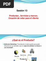 Productos, Servicios y Marcas. Creación de Valor para El Cliente