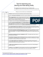 TipsforimprovingyourListeningandNote Takingability PDF