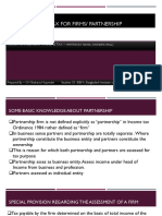 Assessment of Tax For Firms