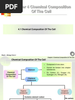 Chapter 4 Chemical Composition of The Cell