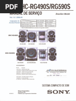 Sony Mhc-rg490s Rg590s SM