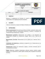 Gaf-Prd-01 Procedimiento Mantenimiento Preventivo de Infraestructura y Equipos PDF