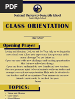 Class Orientation 17-18