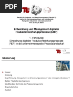 Vorlesung - PDM - PLM - Industrielle Informationstechnik - TU Berlin