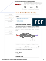 Control Tutorials For MATLAB and Simulink - Cruise Control - Simulink Modeling