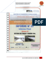 Trabajo Encargado #2 Informe Tecnico de Diseño Geometrico de Carreteras PDF