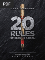 20 Rules of Closing A Deal PDF