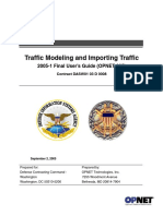 Traffic Modeling and Importing Traffic OPNET PDF