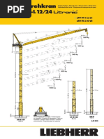 Liebherr Data Sheet 280hc L 12 24 Litronic Luffing Jib Crane