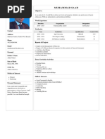 Muhammad Saad CV