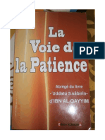  La Voie de La Patience Ibn Al Qayyim