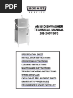 Dishwasher AM15 PDF