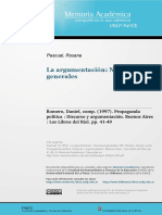 PASCUAL ROSANA La Argumentacion Nociones Generales