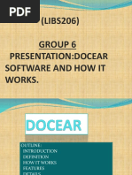 (LIBS206) Group 6 Presentation: Software and How It Works.: Docear