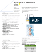 UVU - NURS 2430 - Unit III - Ch. 12: Introduction To Psychiatric Drugs