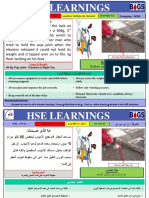 Hse Learnings: Company: NDSC What Happened