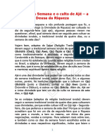 Os Dias Da Semana e o Culto de Ajé - A Deusa Da Riqueza PDF