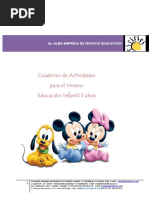 Cuaderno 3 Años