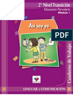 Cuaderno de Trabajo. Lenguaje y Comunicación. Educación Parvularia. Modulo I