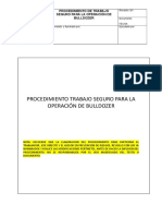 68 Pts 01 Procedimiento Trabajo Seguro para La Operacion de Bulldozer