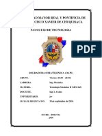 Soldadura Oxiatilenica (Oaw)