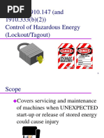 Lockout Tagout Presentation