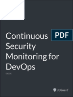 Continuous Security Monitoring