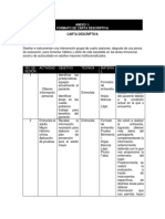 Carta Descriptiva