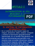 Capitulo I Introduccion Del Gis en Fotogrametria