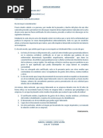 Carta de Descargo