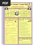 5972 Present Simple Tense Part 4 Interrogative Sentences 3 Pages 9 Tasks With Key