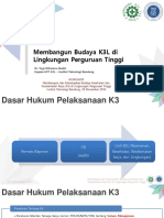 Membangun Budaya K3 Di Perguruan Tinggi (Dr. Yogi Wibisono Budhi)