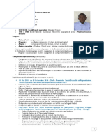 CV LM Coordinateur Programmes HF - Mali M. Sow