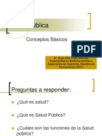 Salud Pública: Conceptos Básicos