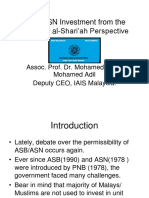 ASB/ASN Investment From The Maqasid Al-Shari'ah Perspective