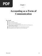 Accounting As A Form Of: Communication